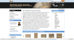 Desktop Screenshot of interkart-antik.de